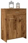 vidaXL Badschrank Altholz-Optik 60x33x80 cm Holzwerkstoff