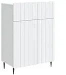 vidaXL Sideboard mit Schubladen Wei&szlig; 66 x 34,5 x 92 cm Holzwerkstoff
