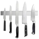 Magnetleiste Messer aus Edelstahl 30 cm Selbstklebend Magnet Knife Holder,