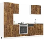 vidaXL 7-tlg. K&uuml;chenschrank-Set Kalmar R&auml;uchereiche Holzwerkstoff