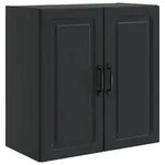 vidaXL Wandschrank Schwarz 59 x 31 x 60 cm Holzwerkstoff
