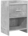vidaXL Nachttische Betongrau 40 x 30 x 60 cm Holzwerkstoff