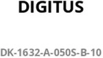 DIGITUS CAT 6A F-FTP Slim Patchkabel, 5 m, Blau, 10 St&uuml;ck