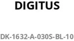 DIGITUS CAT 6A F-FTP Slim Patchkabel, 3 m, Schwarz, 10 St&uuml;ck