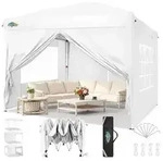 COBIZI Pavillon 3x3 Faltpavillon Wasserdicht Stabil Winterfest Faltbar...