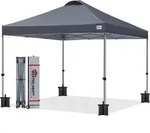 MasterCanopy Pop-up-Pavillon 2,5x2,5 Schnellaufbau, 3-Fach h&ouml;henverstellbar,...