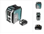 Makita DMR 115 T1 Akku Baustellenradio 12V - 18V Bluetooth DAB+ IP65- + 1x Akku 5,0
