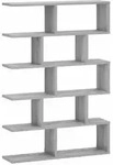 vidaXL Wandregal Sonoma-Grau 70 x 17 x 101 cm Holzwerkstoff