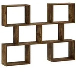 vidaXL Wandregal R&auml;uchereiche 103 x 17 x 80 cm Holzwerkstoff