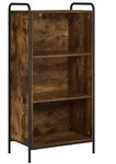 vidaXL B&uuml;cherregal 55,5 x 33 x 174 cm Holzwerkstoff R&auml;uchereiche
