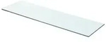 vidaXL Regalboden Glas Transparent 70 cm x 20 cm