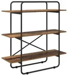 vidaXL B&uuml;cherregal 3 Ebenen 100 x 35 x 105 cm PB Eichenholz