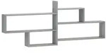 vidaXL Wandregal Sonoma-Grau 168.5 x 17 x 68 cm Holzwerkstoff