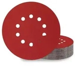 Schleifscheiben 225mm Klett P2000 10 Loch Rot 25 St&uuml;ck P2000 25.0