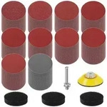 Schleifpapier Klett 50mm K&ouml;rnung 80 120 240 400 Adapter 300