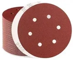 Schleifpapier 150mm Klett K&ouml;rnung 100 6 Loch 100 K&ouml;rnung 100 St&uuml;ck