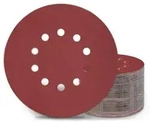 Schleifscheiben 225mm Klett K&ouml;rnung P320 10 Loch Rot 50 P320 50.0
