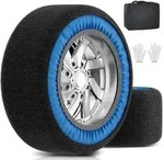 Schneesocken Auto 2pcs, Textil Schneeketten F&uuml;R Reifengr&ouml;&szlig;En R14-R24,