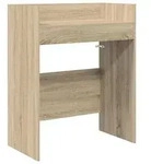 vidaXL DJ Tisch Sonoma-Eiche 102 x 45 x 102 cm Holzwerkstoff