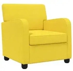 vidaXL Sessel Helles Gelb Stoff