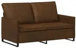 vidaXL 2-Sitzer Sofa Braun 150 x 81 x 82 cm Kunstwildleder