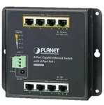 PLANET WGS-804HP - Switch - unmanaged - 4 x 10/100/1000 (PoE+)