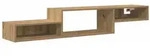 vidaXL Wandmontierter TV-Schrank Wandhalterung Artisan-Eiche
