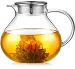 Teekanne Borosilicate Glas 1400ml Type1 Silberne Teekanne 1400 ml