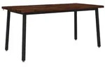 vidaXL Live Edge Esstisch 140 x 90 x 75 cm Massivholz Akazie