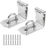 2 St&uuml;ck 5 Zoll &Uuml;berfalle Heavy Duty 90 Grad Edelstahl abschlie&szlig;bar
