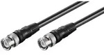 Goobay 58880 BNC Kabel RG58 Koaxialkabel BNC Stecker auf BNC Stecker 50 Ohm Koaxial