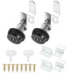 2x Zahlenschloss 3-stellig Zinklegierung 30mm f&uuml;r Briefkasten Schublade Schrank