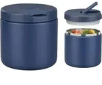 Thermobeh&auml;lter Edelstahl auslaufsicher Kinder Weithals 560ml Blau-560