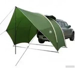 vidaXL Heck-Awnings wasserfest Gr&uuml;n 405 x 280 x 220 cm