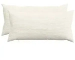 vidaXL Kissenbezug 2 pcs HEERLEN Creme 40 x 70 cm Cord