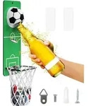 Magnetischer Flaschen&ouml;ffner Wand Fu&szlig;ball Auffangbeh&auml;lter Metall