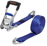 Spanngurt mit Ratsche 8m x 50mm, 5T, J-Haken, Blau