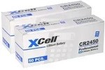 100x CR2450 Lithium-Knopfzelle 3V / 620mAh (20x 5er Pack)