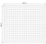 vidaXL Gewichtsdecke Wei&szlig; 200 x 225 cm 9 kg 100% Baumwolle 205T