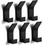 Handtuchhalter Ohne Bohren 6er Aluminium Rostfrei #2 Dual 6 St&uuml;ck