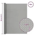 vidaXL Mesh Bildschirm 80 x 1000 cm 120 Mesh Edelstahl 201 Silber