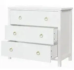 Sideboard, Kommode Mit 3 Schubladen, Anrichte Schrank F&uuml;r Wohnzimmer,