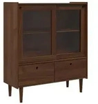 vidaXL Schrank BILBAO Dunkelkaramell 104 x 40 x 120 cm