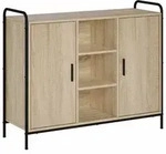 vidaXL Sideboard Sonoma-Eiche 97 x 33 x 81 cm Holzwerkstoff