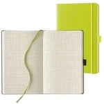 Lediberg Notizbuch Tucson ca. DIN A5 kariert lemongreen Hardcover 192 Seiten - A5