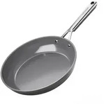 Bratpfanne 28cm DiamondTitan-Keramikbeschichtung Grau Backofenfest