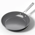 Bratpfanne 28 cm Keramik Diamant-Titan-Beschichtung Induktion Grau
