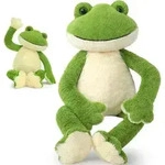 MorisMos Frosch Kuscheltier gro&szlig; XXL, 60cm Gr&uuml;ner Frosch Pl&uuml;schtier...