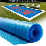 VEVOR Pool Solarfolie, 10972x4876 mm, Solarplane, 0,3 mm Pools Solardecke mit