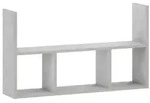 vidaXL Wandregal Betongrau 78,5 x 17 x 45 cm Holzwerkstoff